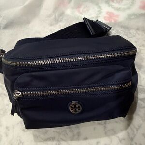 Tory Burch Navy Slung Bag